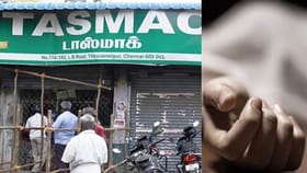 மது வாங்கும் போது ஏற்பட்ட தகராறு.. டாஸ்மாக் கடை வாசலில் இளைஞரை வெட்டி சாய்த்த மர்ம நபர்கள்.....