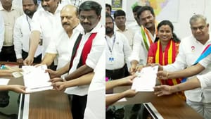 மதுராந்தகம் – தாராபுரம் இடைத்தேர்தல்.. போட்டி போட்டு வேட்புமனு தாக்கல் செய்த தவெக, திமுக வேட்பாளர்கள்! மதுராந்தகம் – தாராபுரம் இடைத்தேர்தல்.. போட்டி போட்டு வேட்புமனு தாக்கல் செய்த தவெக, திமுக வேட்பாளர்கள்!