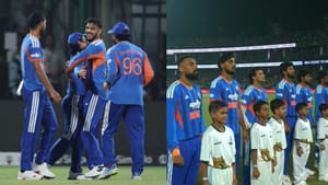 IND vs AFG: இந்திய கிரிக்கெட் வரலாற்றில் முதல்முறை.. தேசிய கீதத்திற்கு முன் இசைக்கப்பட்ட வந்தே மாதரம்! IND vs AFG: இந்திய கிரிக்கெட் வரலாற்றில் முதல்முறை.. தேசிய கீதத்திற்கு முன் இசைக்கப்பட்ட வந்தே மாதரம்!