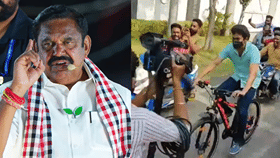 2021 சைக்கிளில் சென்று திமுகவுக்கு வாக்களித்தவர் தான் விஜய்.....