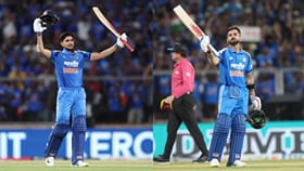 கோலி, கில் சதம்.. 296 ரன்களை அசால்ட்டாக விரட்டி வெற்றி கண்ட IND!...