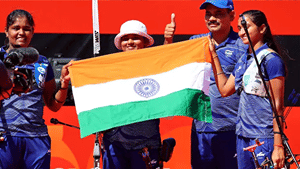 Asian Games 2026: ஆசிய விளையாட்டு போட்டி: மகளிர் ரீகர்வ் அணிப் பிரிவில் இந்தியாவுக்கு வரலாற்று தங்கம் Asian Games 2026: ஆசிய விளையாட்டு போட்டி: மகளிர் ரீகர்வ் அணிப் பிரிவில் இந்தியாவுக்கு வரலாற்று தங்கம்