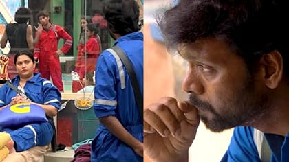 ப்ளூ டீம் கேப்டனை கேள்வி கேட்கும் கண்டெஸ்டண்ட்.. கண்ணீரில் வினோத்