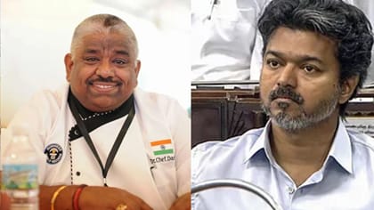 செஃப் தாமுவின் மறைவுக்கு முதல்வர் விஜய் இரங்கல்