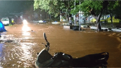 கோவையில் வடகிழக்கு பருவமழை தீவிரம்.. இரவு முழுவதும் கொட்டிய கனமழை