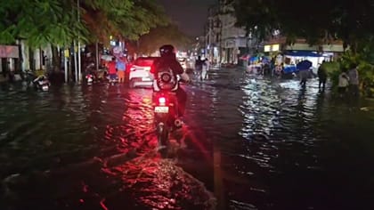 கோவையில் 3 மணி நேரத்திற்கு மேலாக வெளுத்து வாங்கிய கனமழை!