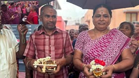 வருண பகவானை வளைக்க பிளான்.. இரு தவளைகளுக்கு கலகல திருமணம்..!...