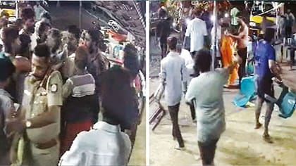 சாலையோர உணவகத்தை சூறையாடிய கும்பல் - ஷாக் சம்பவம்!
