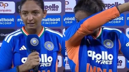 அதிரடி பேட்டிங்! கண்கலங்கிய ஹர்மன்ப்ரீத் கவுர்.. காரணம் என்ன?