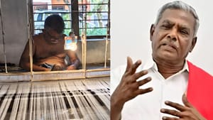 வாழ்வாதாரம் இழக்கும் விசைத்தறி தொழிலாளர்கள்.. புதிய ரக வேஷ்டி- சேலைக்கு கூலி உயர்வு.. பெ. சண்முகம் வைத்த கவன ஈர்ப்பு கோரிக்கை! வாழ்வாதாரம் இழக்கும் விசைத்தறி தொழிலாளர்கள்.. புதிய ரக வேஷ்டி- சேலைக்கு கூலி உயர்வு.. பெ. சண்முகம் வைத்த கவன ஈர்ப்பு கோரிக்கை!