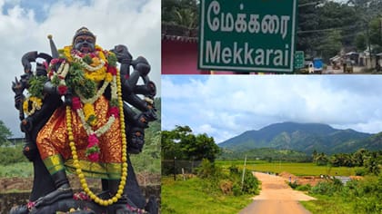 மலை அடிவாரத்தில் 12 அடி உயர அம்மன் சிலை! வனபத்ரகாளியின் சிறப்பு..