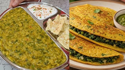 சுவையான மற்றும் சத்தான பாசிப்பருப்பு பாலக் பூரி செய்முறை