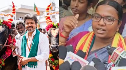 முதல்வர் விஜய் வரும் வழியில் போராட்டம் - நாதக வேட்பாளர் கைது