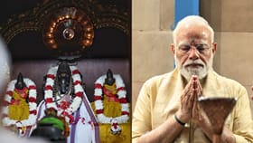 டெல்லியில் விநாயகர் கோவிலில் பிரதமர் மோடி வழிபாடு...