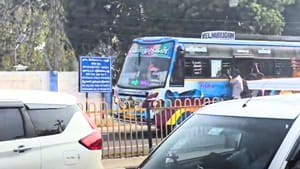 தேசிய நெடுஞ்சாலையில் எதிர்திசையில் சென்ற தனியார் பேருந்து! – கோவையில் சர்ச்சை தேசிய நெடுஞ்சாலையில் எதிர்திசையில் சென்ற தனியார் பேருந்து! – கோவையில் சர்ச்சை
