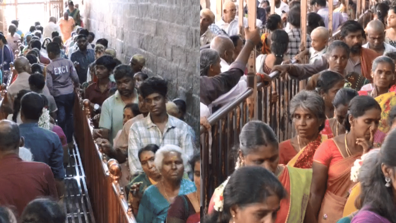 ஸ்ரீரங்கம் கோவிலில் புரட்டாசி 4-வது சனிக்கிழமை வழிபாடு – திரளான பக்தர்கள் தரிசனம்! ஸ்ரீரங்கம் கோவிலில் புரட்டாசி 4-வது சனிக்கிழமை வழிபாடு – திரளான பக்தர்கள் தரிசனம்!