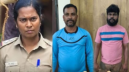 பெண் எஸ்.ஐ. கண்ணத்தில் பளார்... தவெக நிர்வாகி உள்பட இருவர் கைது!
