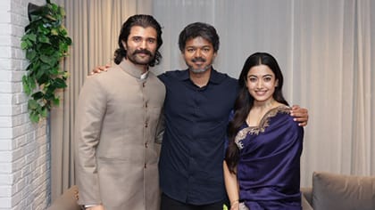 முதல்வர் விஜய்யை சந்தித்த விஜய் தேவரகொண்டா - ராஷ்மிகா ஜோடி
