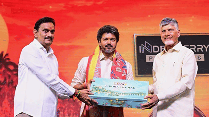 நதிகள் இணைப்பு குறித்து ஆலோசிக்கவே வந்தேன் – முதல்வர் விஜய்..