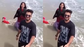 கடல் அலையில் இழுத்துச் செல்லப்பட்ட குழந்தை - வைரல் வீடியோ!...