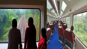 மதுரை – குருவாயூர் விஸ்டாடோம் கண்ணாடி கூரை ரயில் சேவை தொடக்கம்.. இயற்கை அழகை ரசிக்கலாம்!!