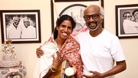 வித்யா ராம்ராஜை நேரில் அழைத்துப் பாராட்டிய ரஜினிகாந்த்!...