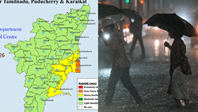 தமிழகத்தில் இன்று கனமழைக்கு எச்சரிக்கை! எங்கெல்லாம் ?...